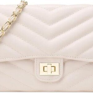 Compact & Elegant Beige Phone Bag - Versatile Crossbody Purse for Outings
